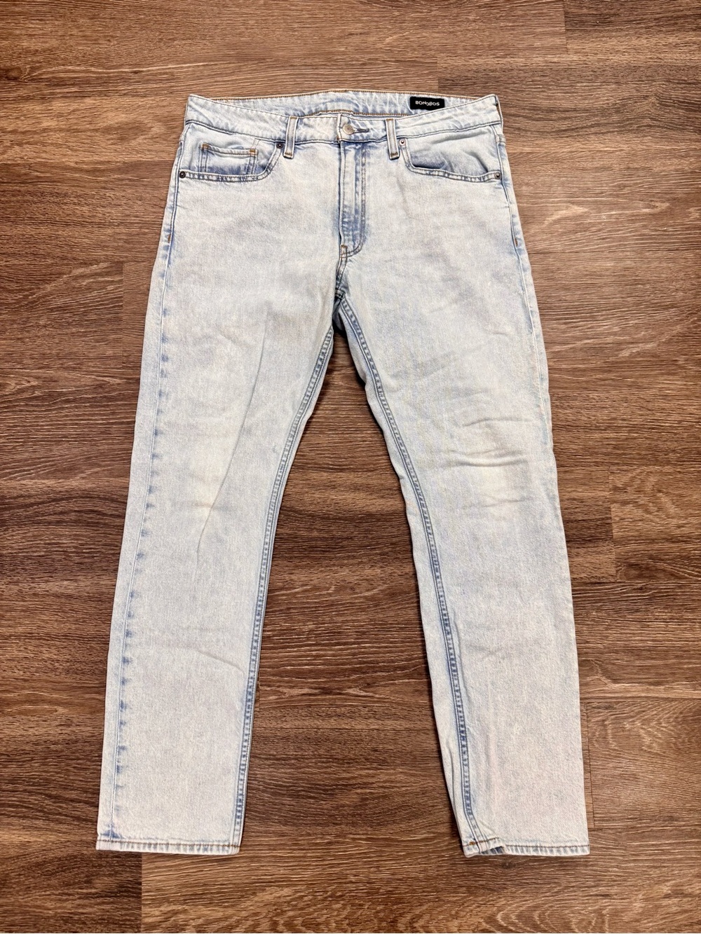 Bonobos Slim Fit Jeans 34x30 Light Wash Stretch Denim Tencel Blend Men’s
